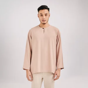 KURTA KHALEED (FULL SLEEVE) - SANDY BEIGE (L)